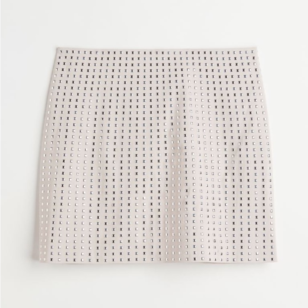 Studded mini skirt